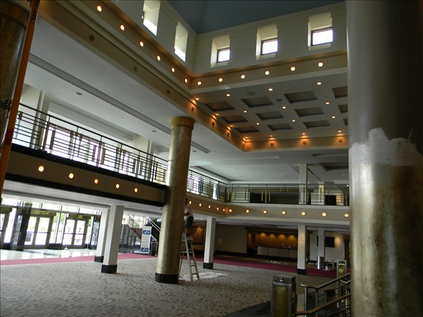 Mahaffey Theater completed painting