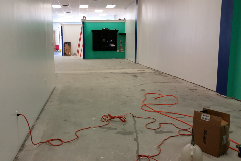 MicroDeck floor coating completed