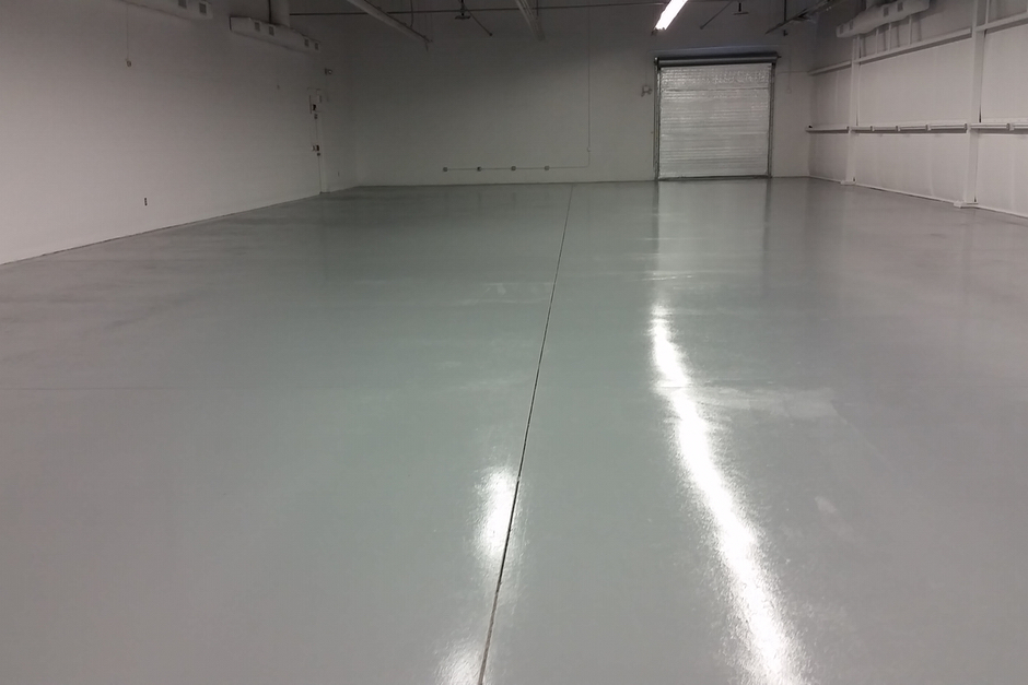 Floor coating final result