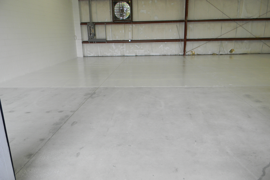Professional floor coating application