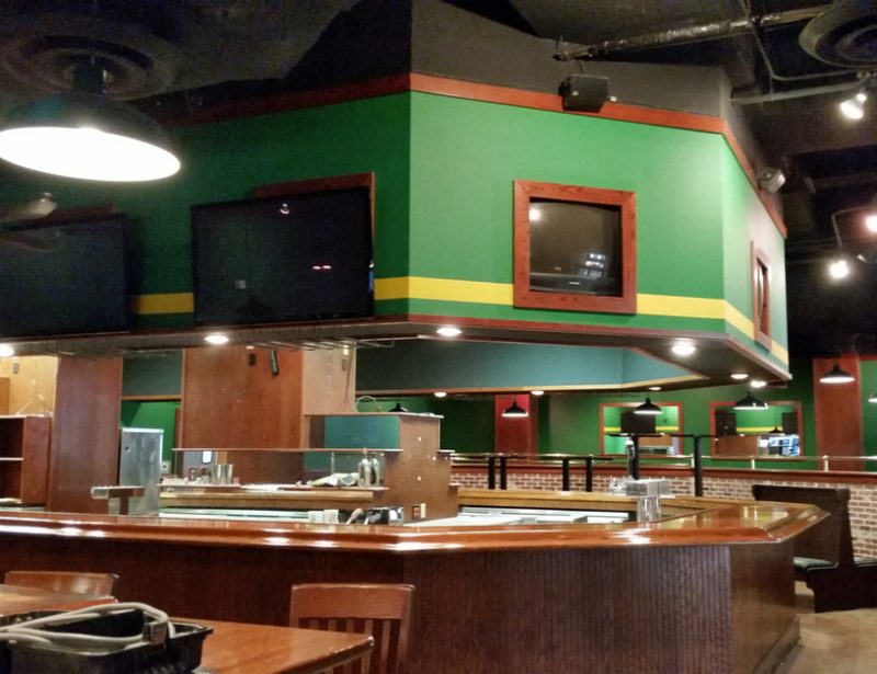 Rowdies stadium exterior painting