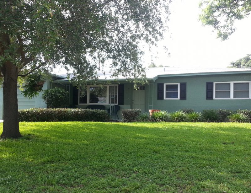 House painting in progress